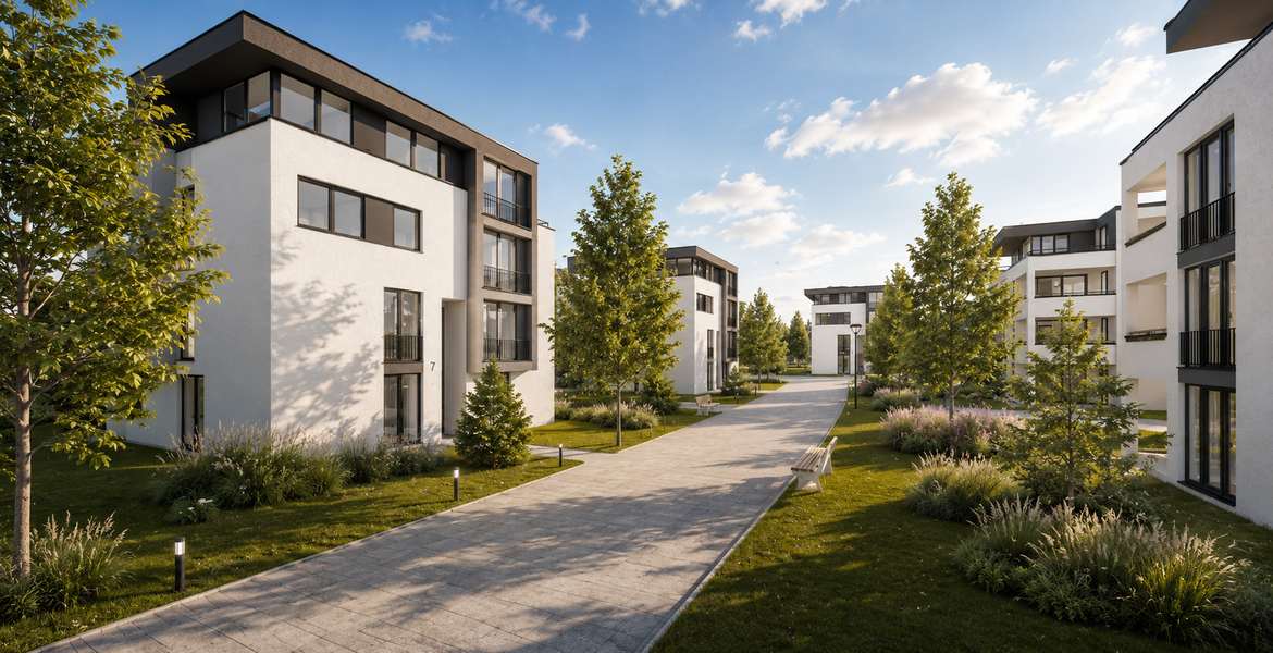 Visualisierung | Stadtvilla, modernes Design